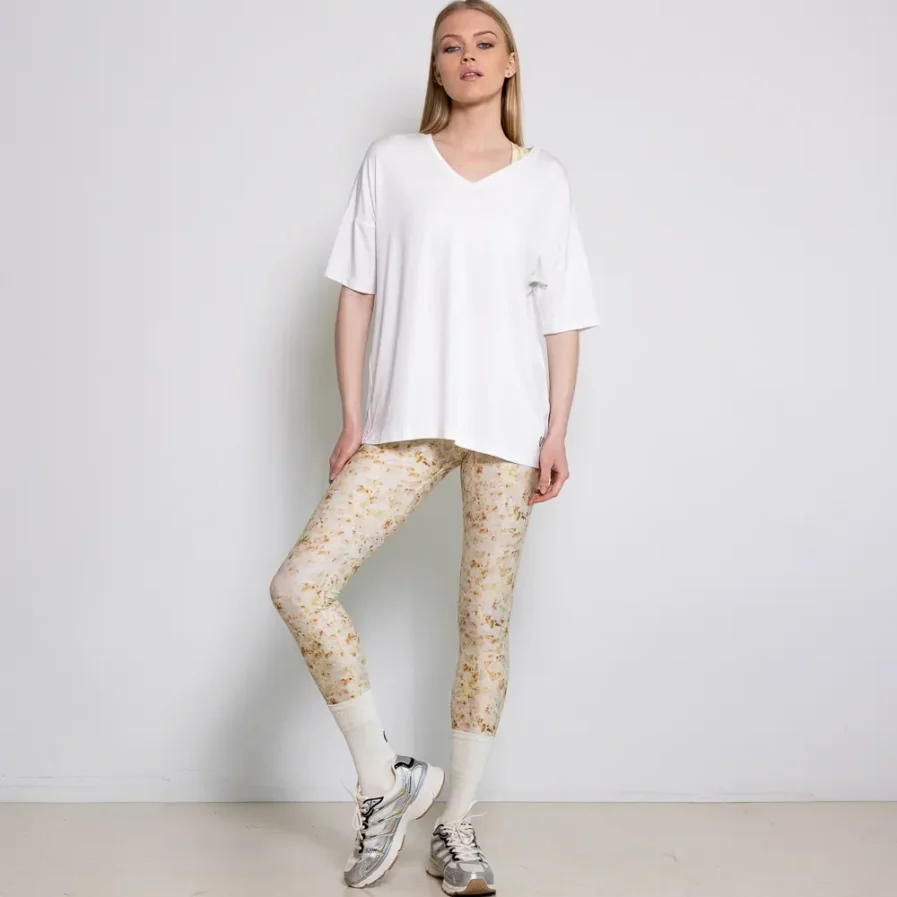 White Top in V Neckline