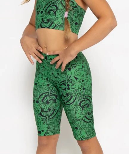 Vasiliki-Green-Totemia-Biker-Short