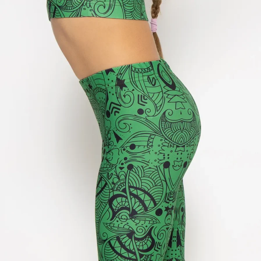Vasiliki-Green-Totemia-Biker-Short