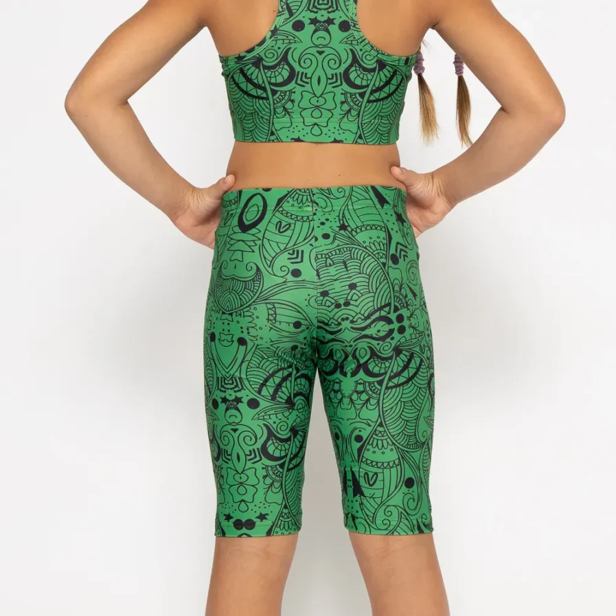Vasiliki-Green-Totemia-Biker-Short