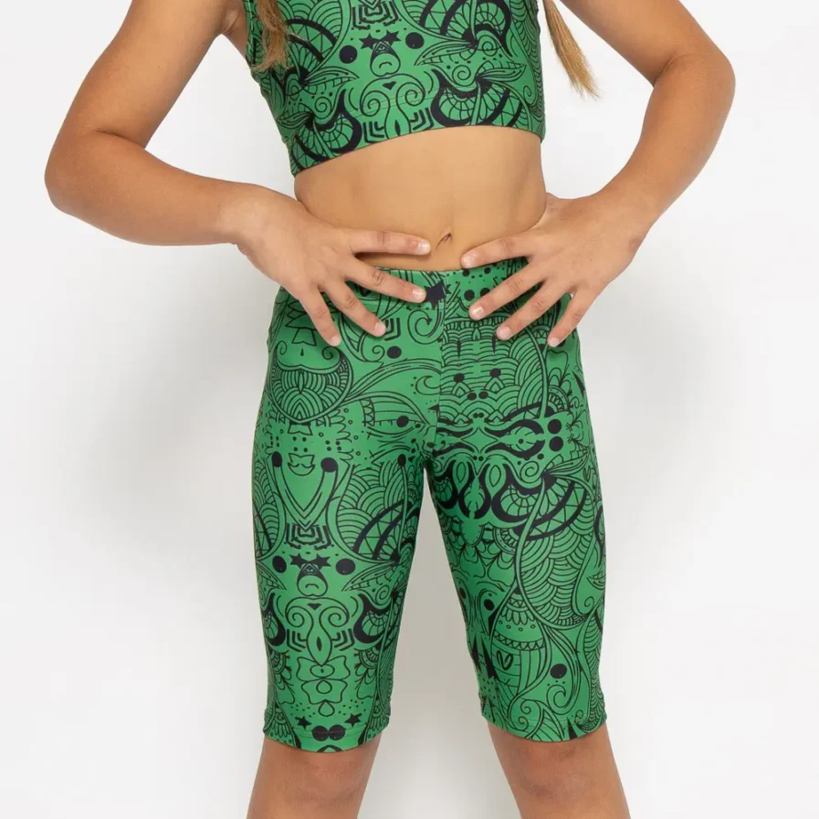 Vasiliki-Green-Totemia-Biker-Short