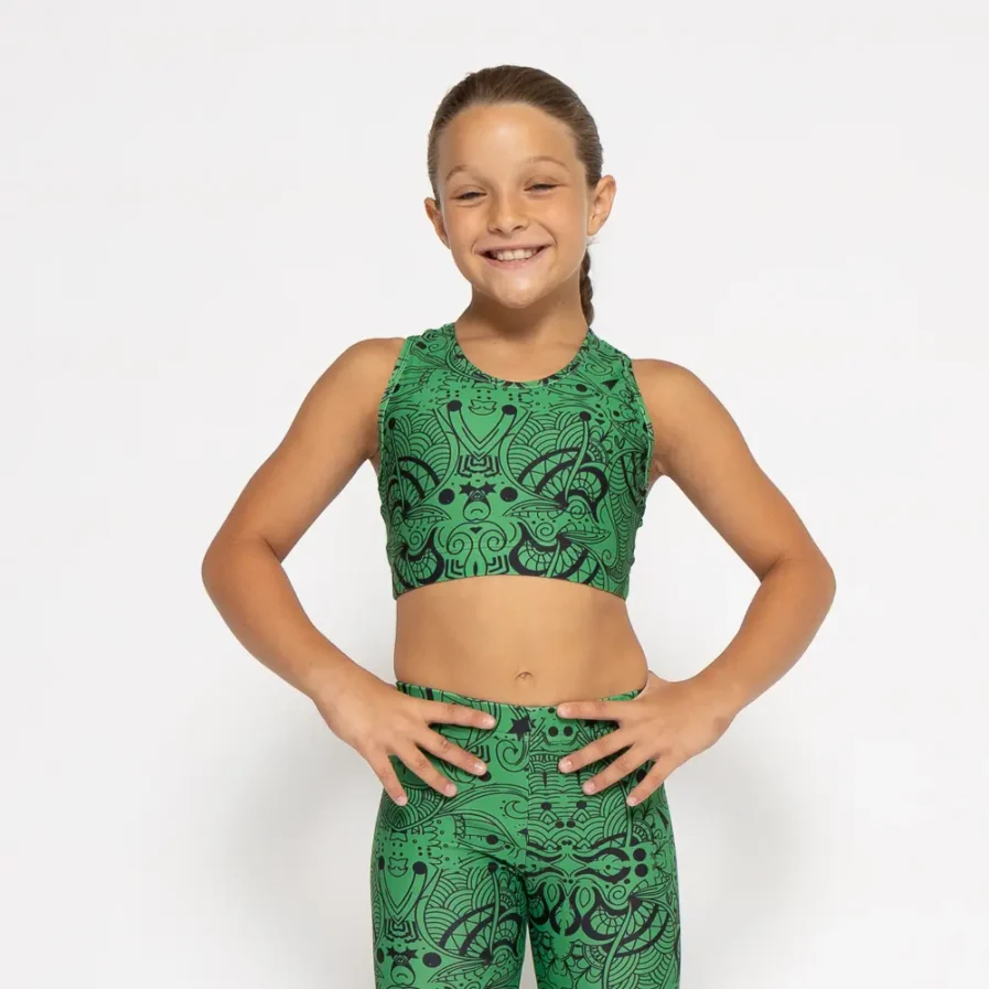 Vasiliki-Green-Totemia-Crop-Top