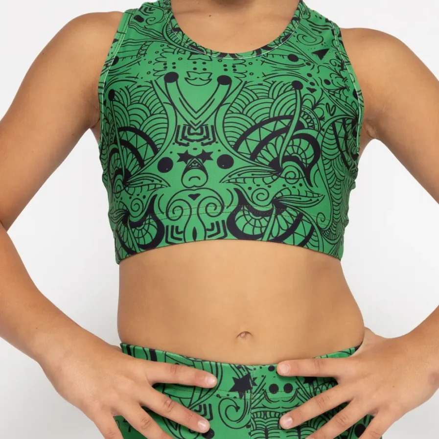 Vasiliki-Green-Totemia-Crop-Top