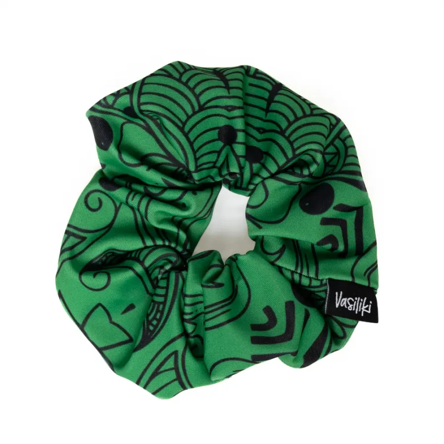 Vasiliki-Green-Totemia-Scrunchie