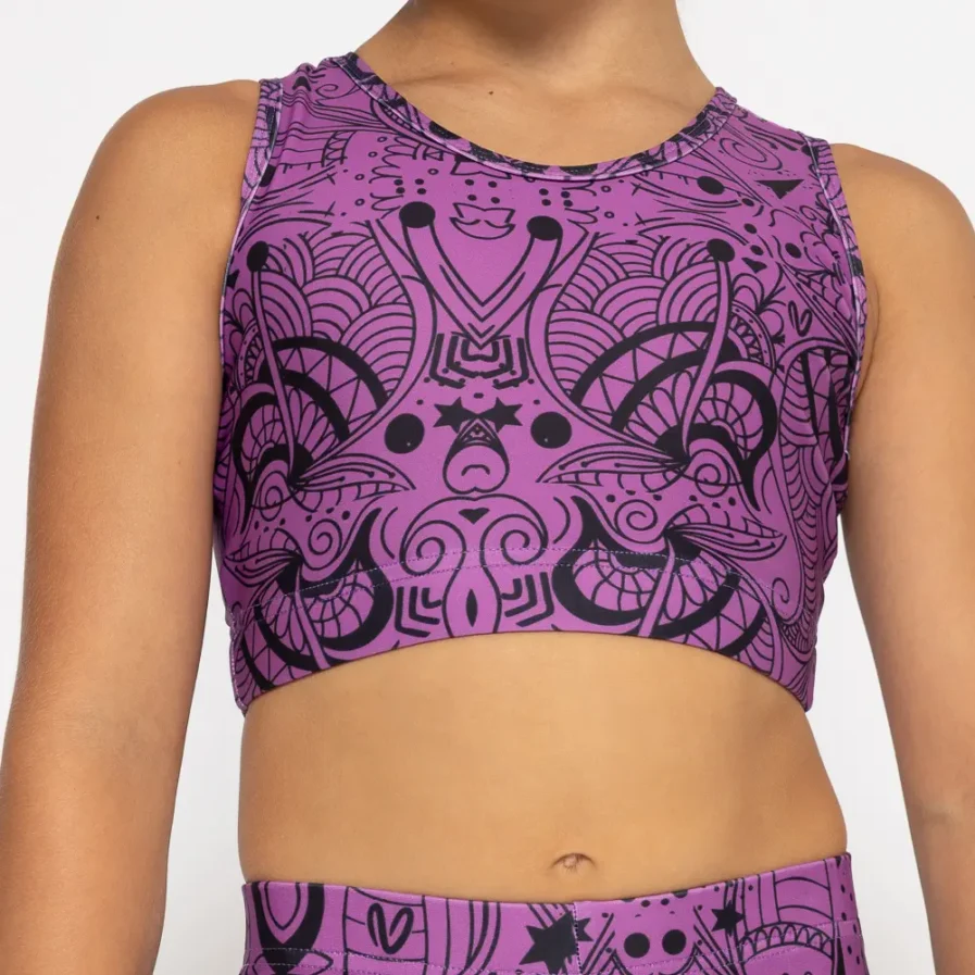 Vasiliki-Purple-Totemia-Crop-Top