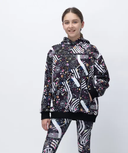 Girl’s Black Feelstorm Kids Hoodie