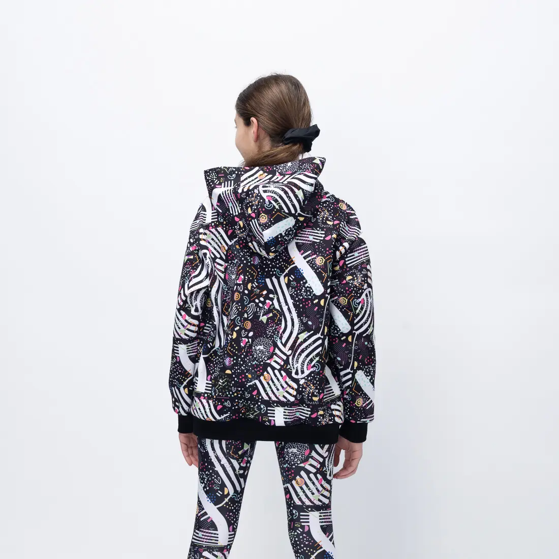 Girl’s Black Feelstorm Kids Hoodie - 2 Girl’s Black Feelstorm Kids Hoodie