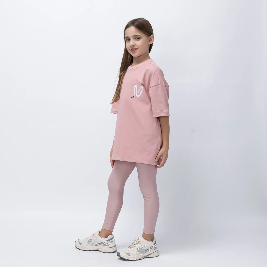 Girl's Feel Free Oversized T-Shirt - 4 Girl's Feel Free Oversized T-Shirt