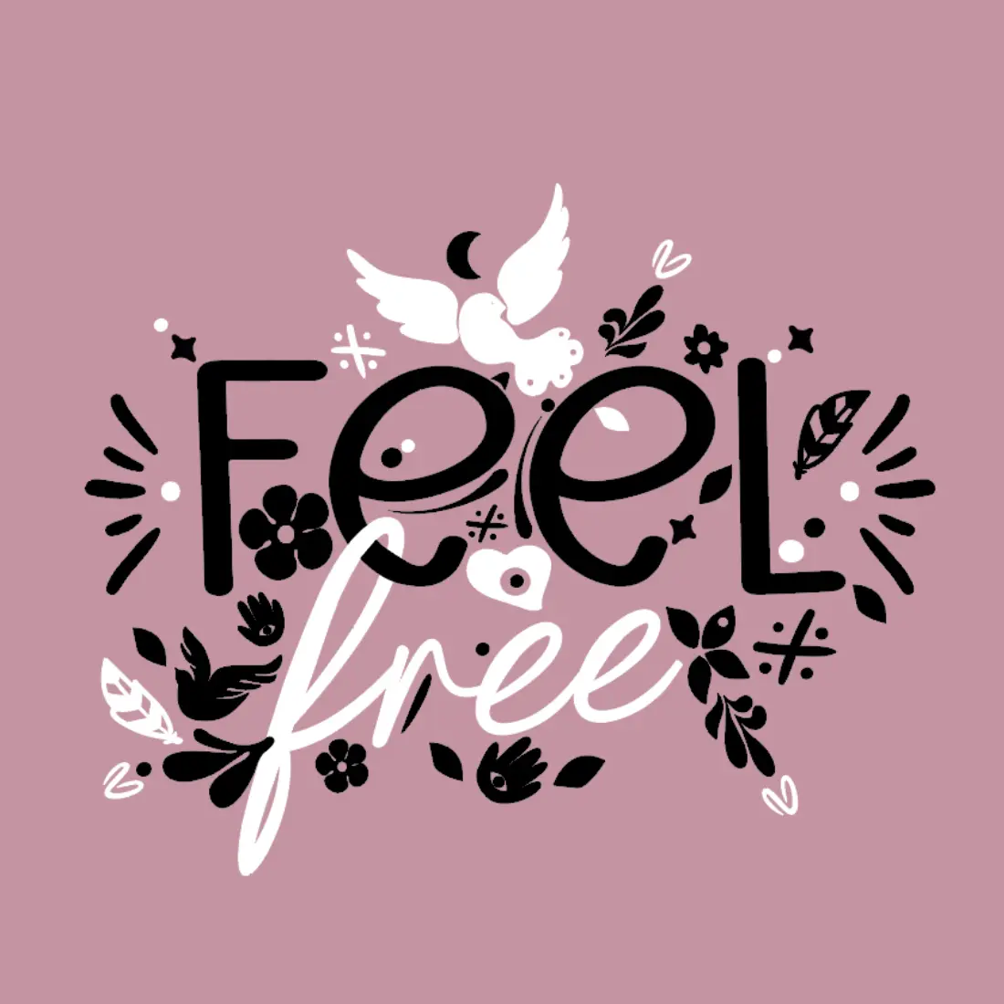 Girl's Feel Free Oversized T-Shirt - 5 Girl's Feel Free Oversized T-Shirt