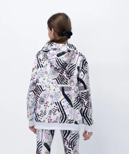 Girl’s White Feelstorm Hoodie