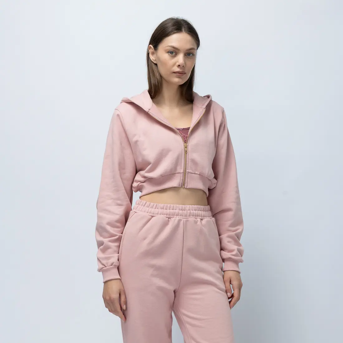 Women’s Addict Cropped Zip Up Hoodie 4