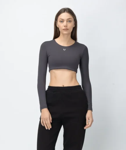 Women’s Ardesia Seamless Look Long Sleeve Crop T-Shirt