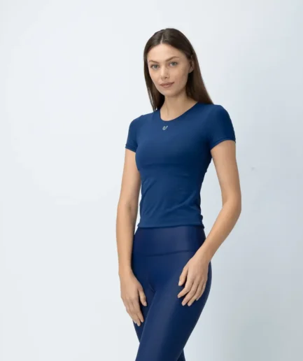 Women’s Blueberry Seamless Look Short Sleeve T-Shirt