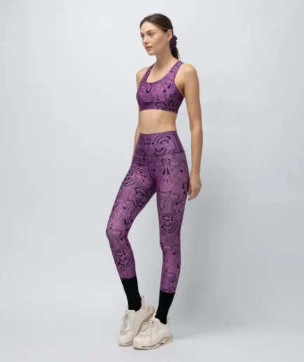 Women’s Purple Totemia High-Waist Legging