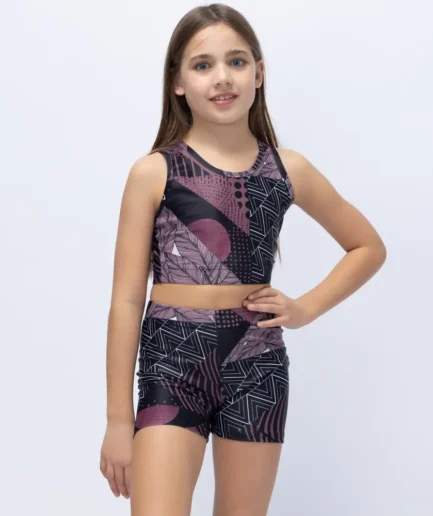 Girls’ Crop Top Black Within | Vasiliki