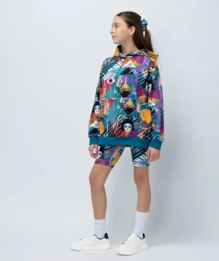 Girls’ Hoodie Blue Seen | Vasiliki