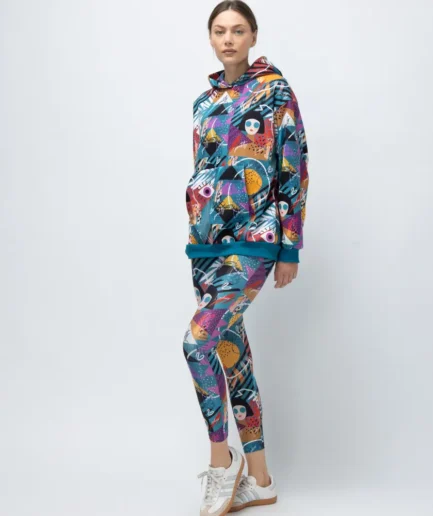 Women’s High-Waist Legging Blue Seen | Vasiliki