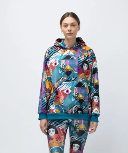 Women’s Hoodie Blue Seen | Vasiliki