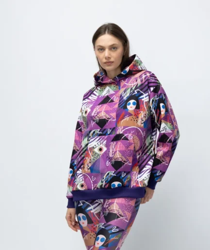 Women’s Hoodie Violet Seen | Vasiliki