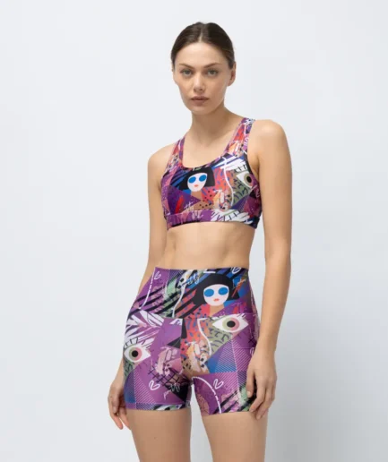 Women’s Sport Bra Violet Seen | Vasiliki