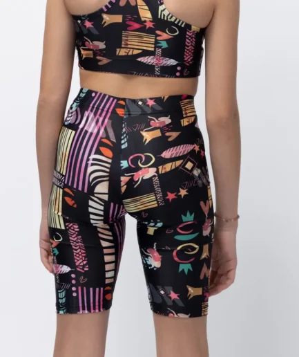 Girls’ Biker Short Black Ease | Vasiliki