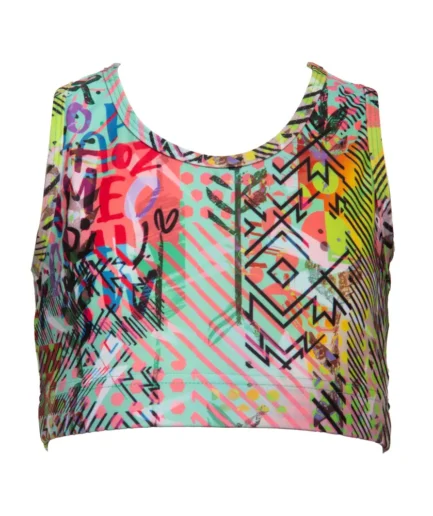 Girls’ Crop Top Mint Activecode | Vasiliki