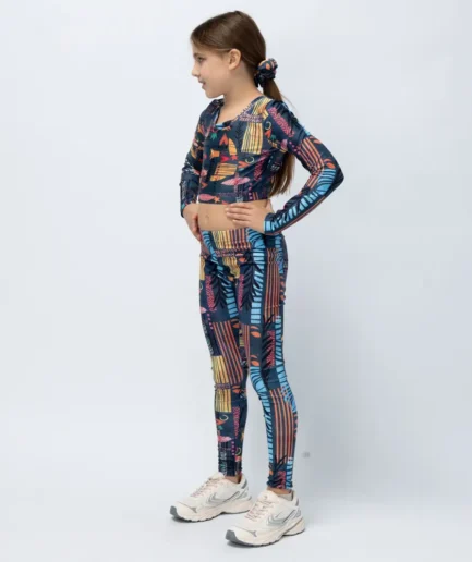 Girls’ Legging Blue Ease | Vasiliki