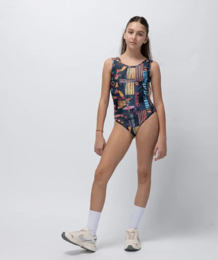 Girls’ Leotard Blue Ease | Vasiliki