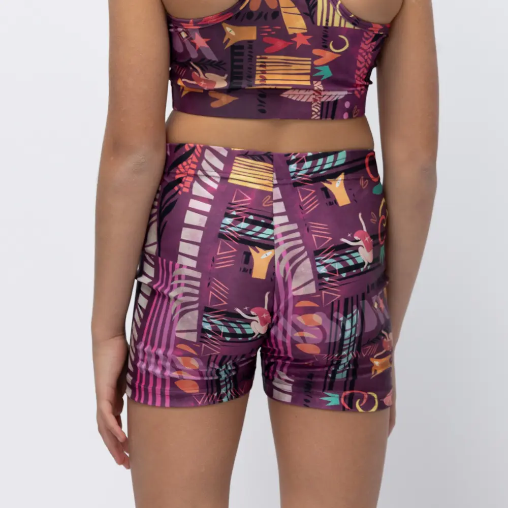 Girls’ Short Pastel Purple Ease Vasiliki 1