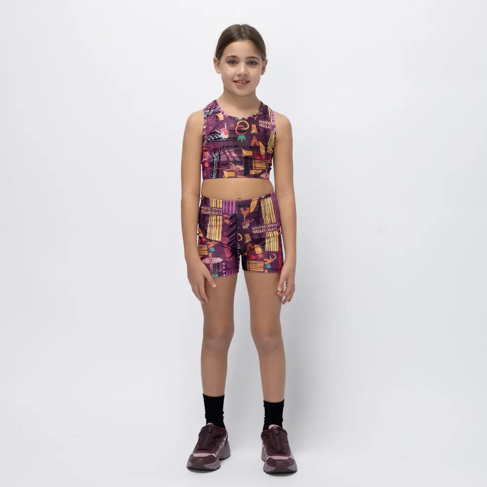 Girls’ Short Pastel Purple Ease Vasiliki 2