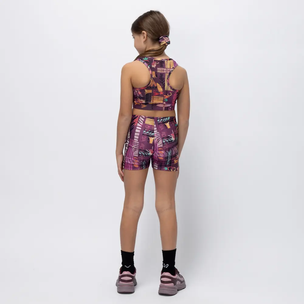 Girls’ Short Pastel Purple Ease Vasiliki 3