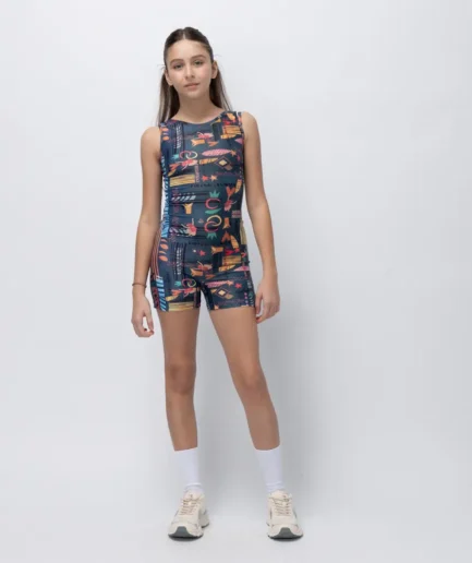Girls’ Unitard Blue Ease | Vasiliki