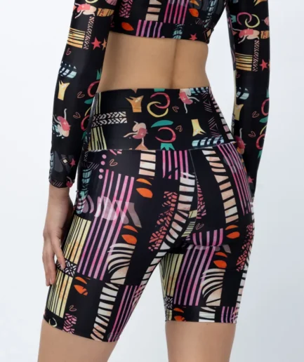 Women’s High-Waist Biker Short Black Ease | Vasiliki