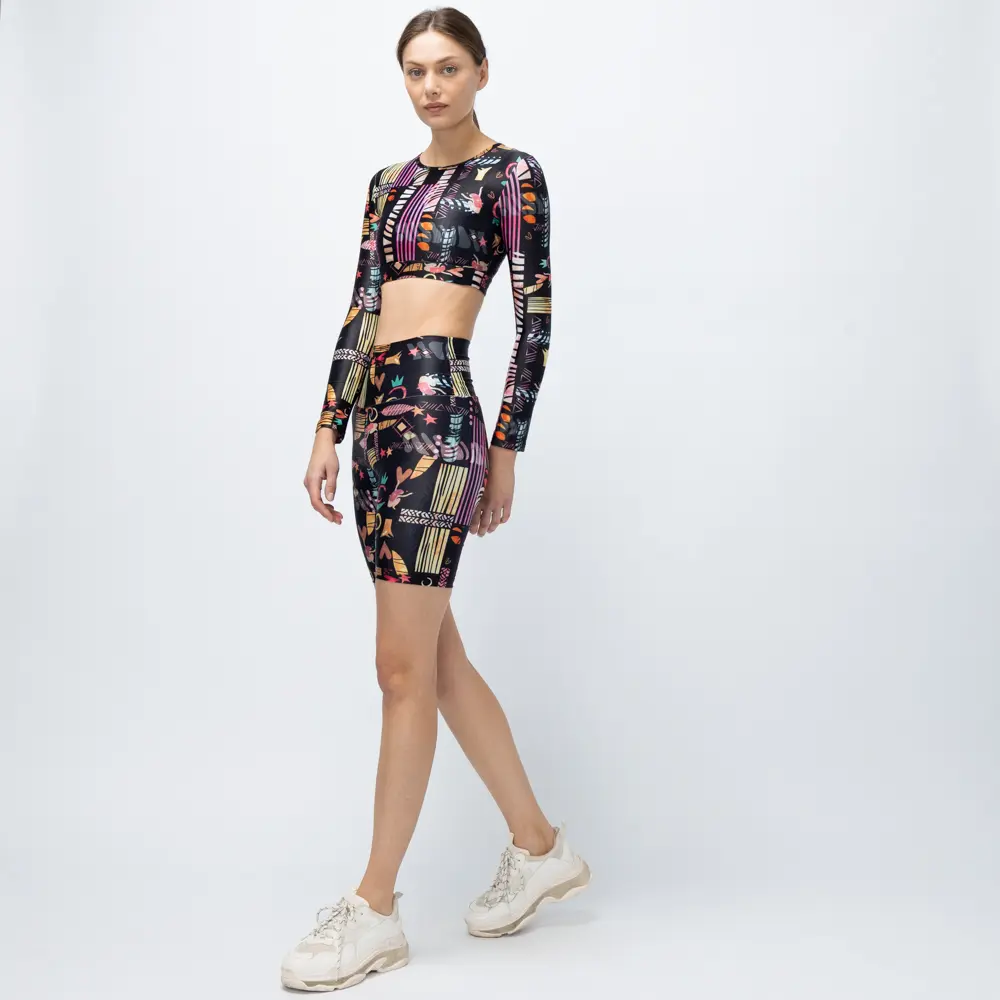 Women’s High-Waist Biker Short Black Ease Vasiliki 2