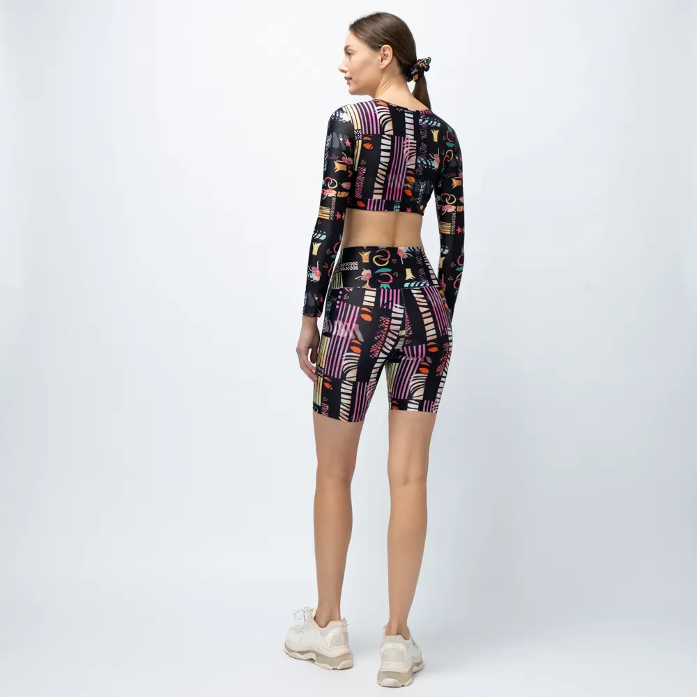 Women’s High-Waist Biker Short Black Ease Vasiliki 3