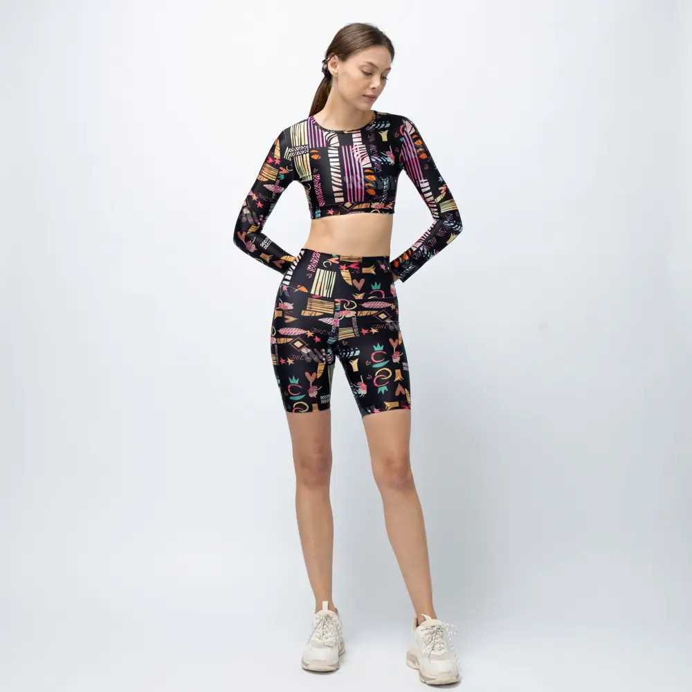 Women’s High-Waist Biker Short Black Ease Vasiliki 4