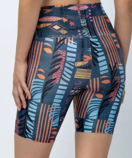 Women’s High-Waist Biker Short Blue Ease | Vasiliki