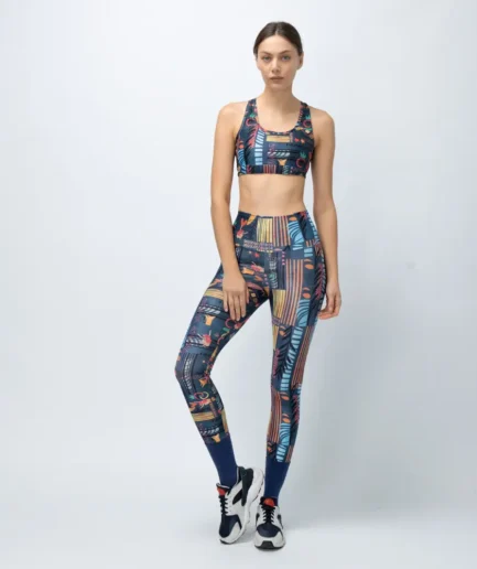 Women’s High-Waist Legging Blue Ease | Vasiliki