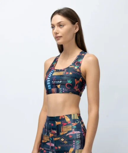 Women’s Sport Bra Blue Ease | Vasiliki