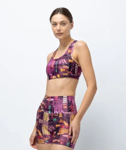 Women’s Sport Bra Pastel Purple Ease | Vasiliki