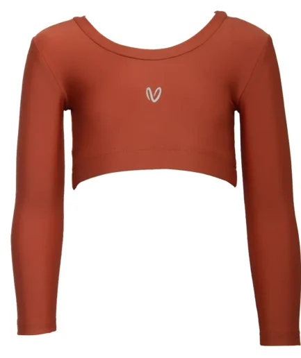 Girls’ Long Sleeve Crop Top Medina | Vasiliki
