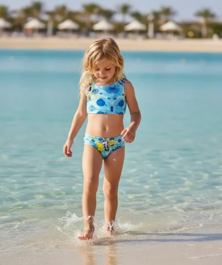 Girls' Swimwear Crop Top Bikini Set Waveplay | Vasiliki