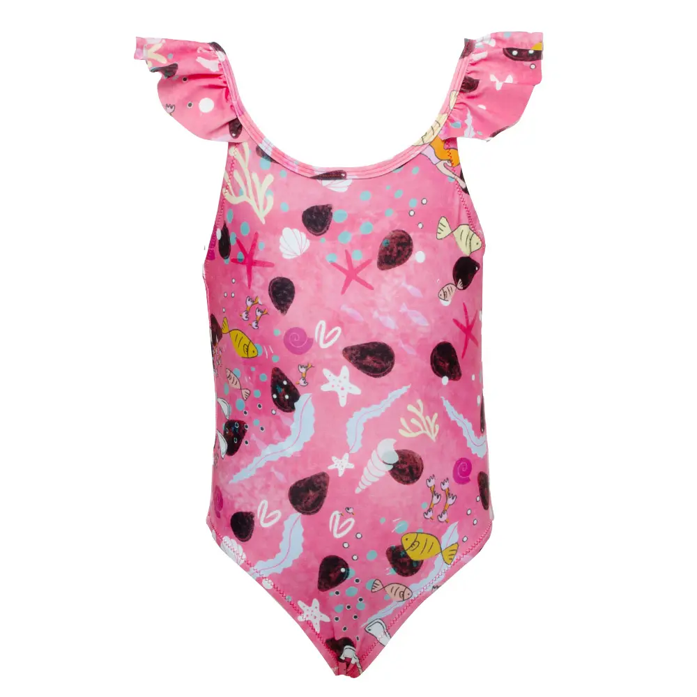 Girls' Swimwear One Piece Swimsuit Pleated Juicydive Vasiliki 1