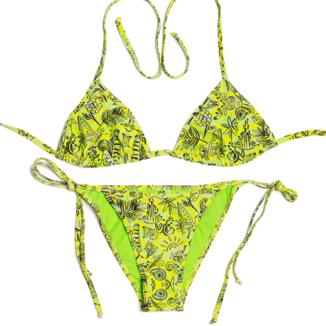 Women’s Swimwear Triangle Bikini Set Lightplay Vasiliki 4