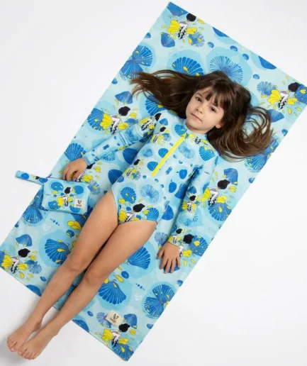 Girls’ Beach Towel Waveplay | Vasiliki