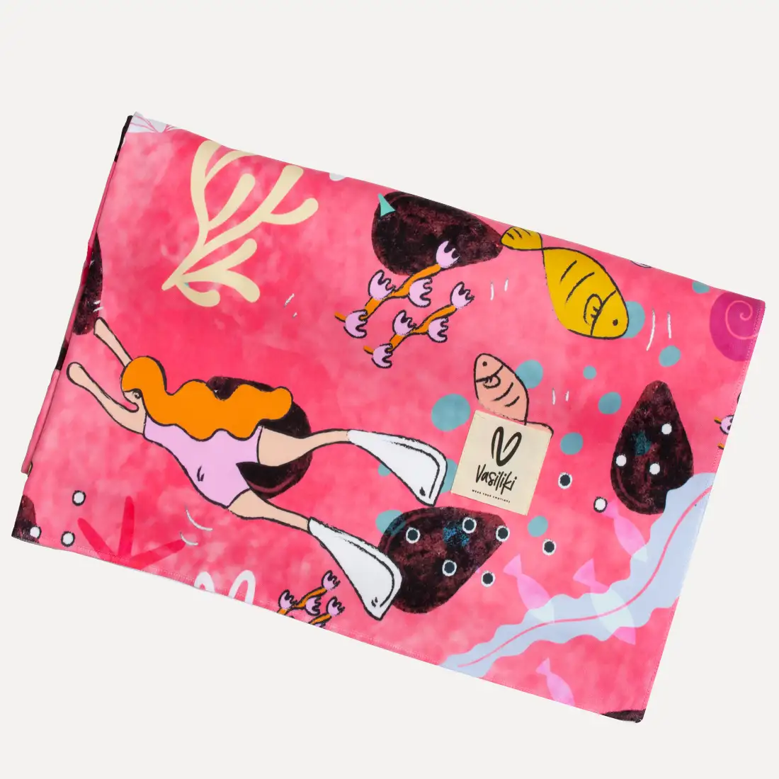 Women’s Microfiber Beach Towel Juicydive Vasiliki