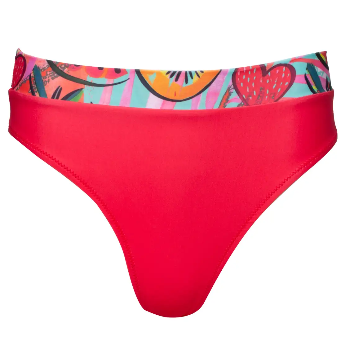Women’s Bikini Bottom Printed Waistband Joypop Vasiliki 1