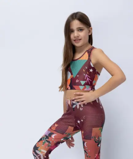 Girls’ Crop Top Chocolate Rooted | Vasiliki
