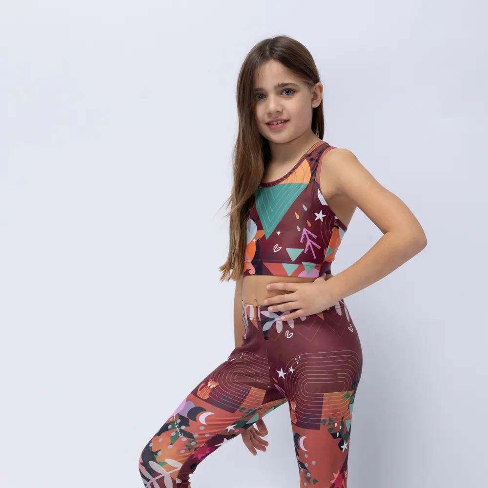 Girl’s Crop Top Chocolate Rooted Vasiliki - 1