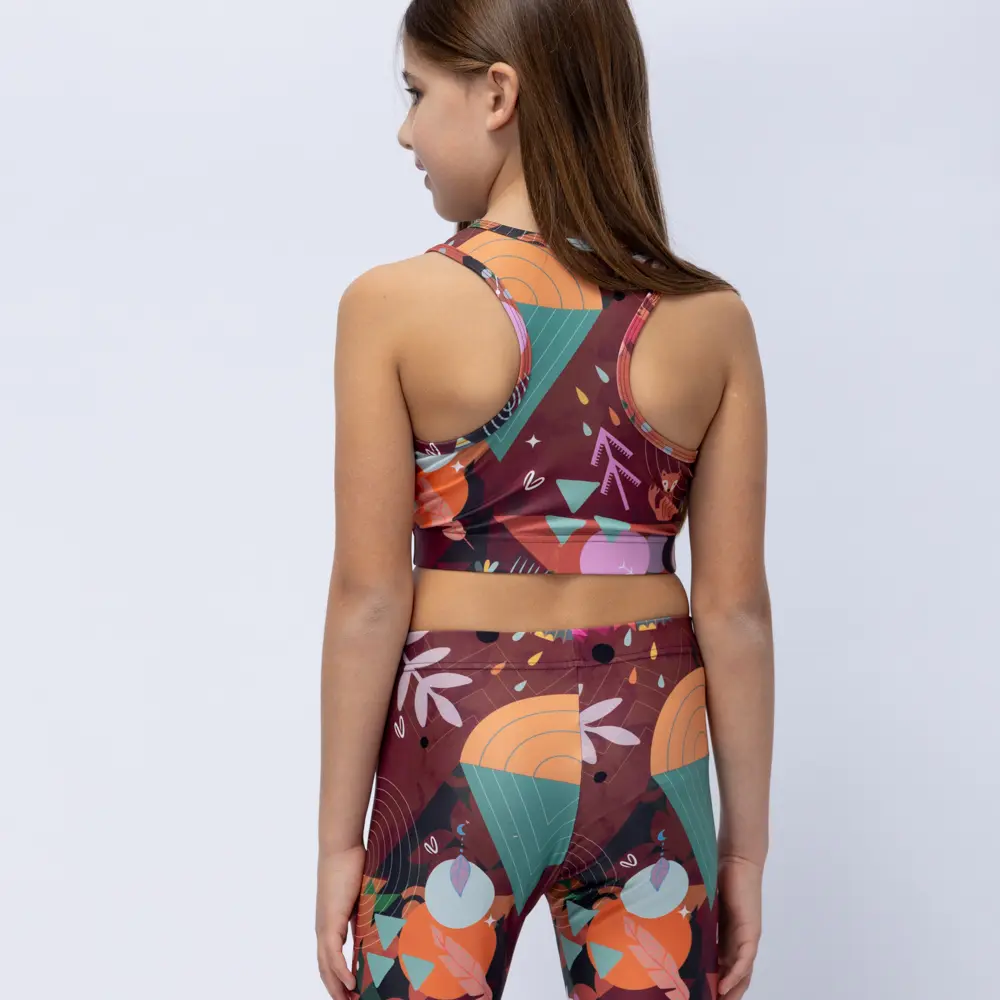 Girl’s Crop Top Chocolate Rooted Vasiliki - 2